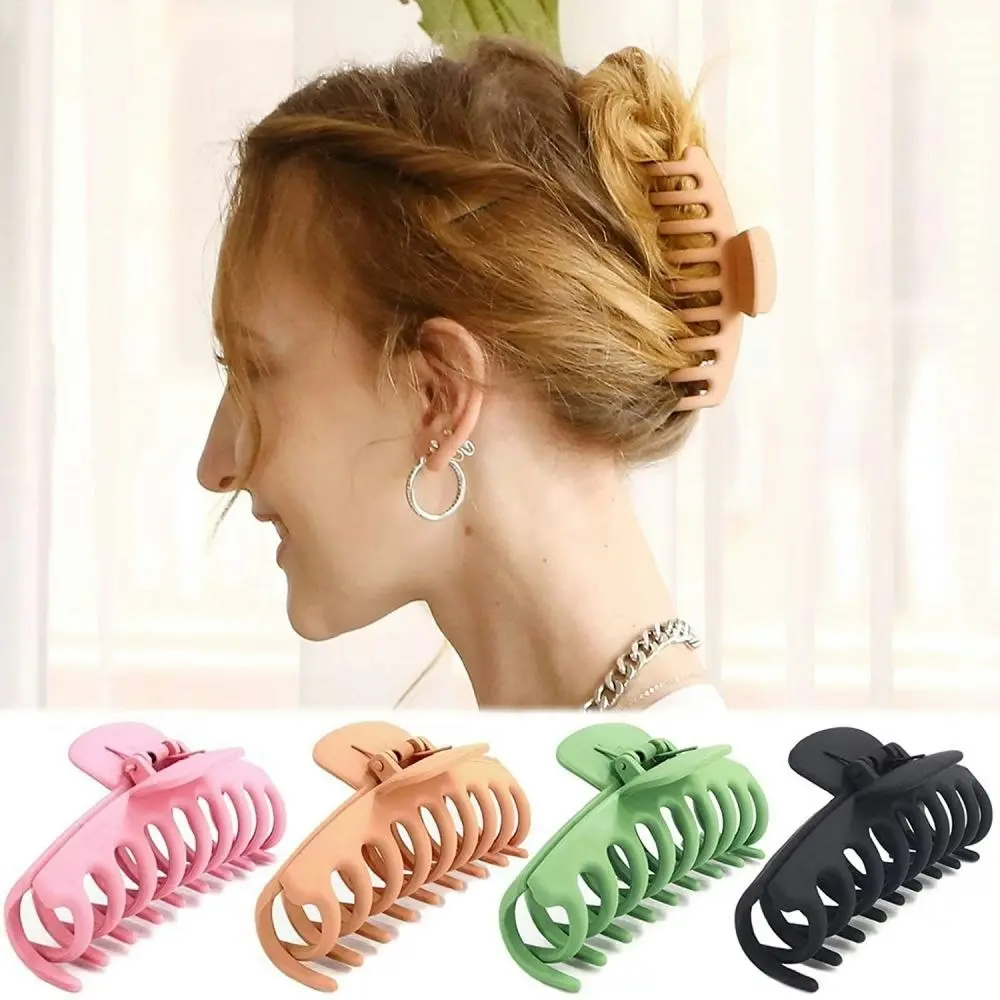 4 Pcs Big Hair Claw Clips For Women Large Claw Clip For Thin Thick Curly Hair