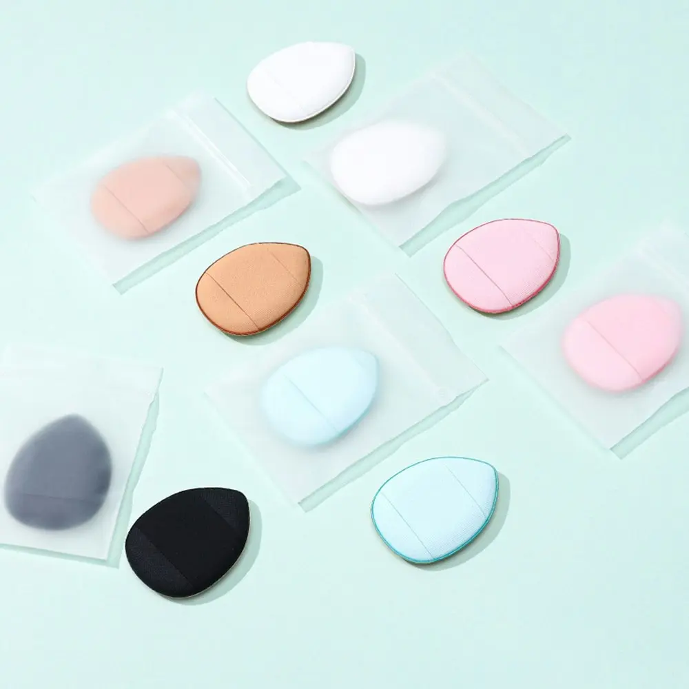 10Pcs Mini Makeup Puff Finger Puff Soft Water Drop Makeup Sponges