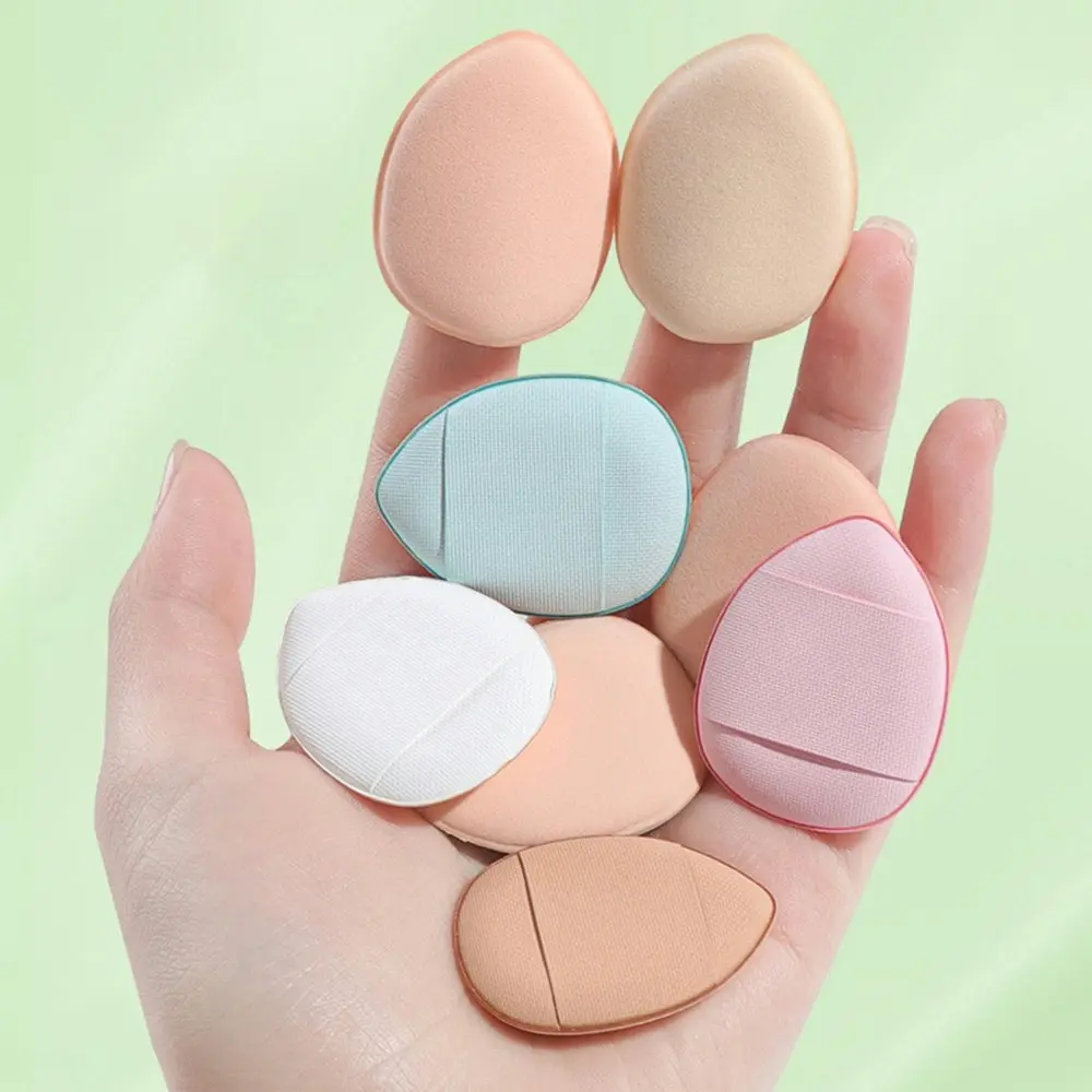 10Pcs Mini Makeup Puff Finger Puff Soft Water Drop Makeup Sponges