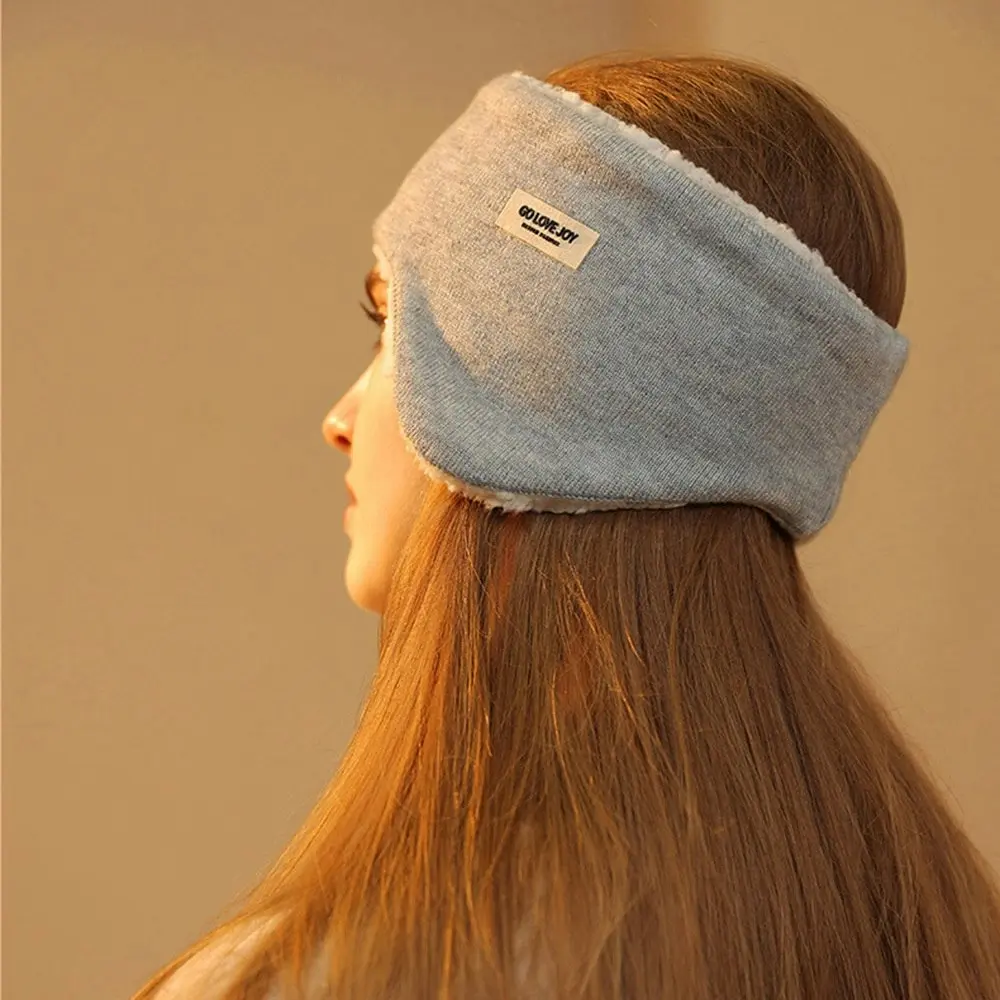 Blindfold Ear Muffs Headband and Noise Reduction Earplugs Women Sleep Mask