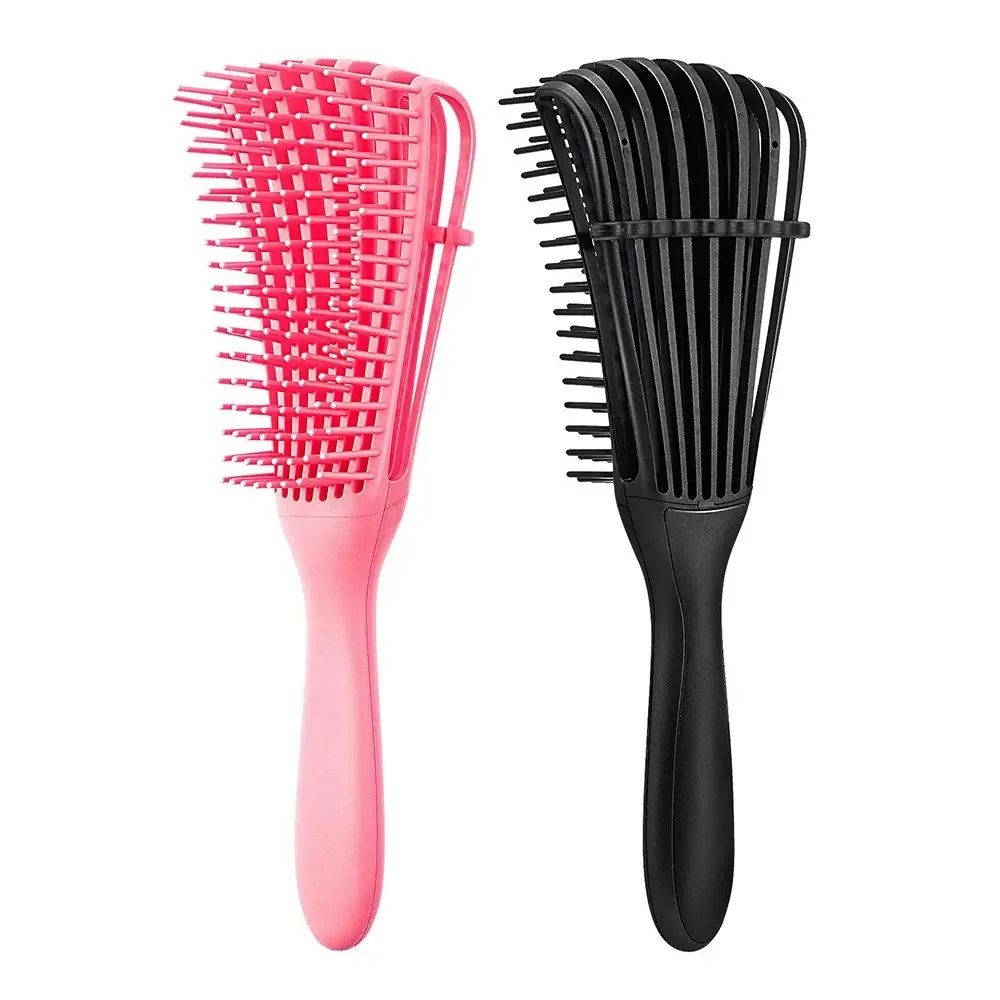 2Pcs Eight Claws Combed Women¡¯s Hairdressing Big Bending Comb Detangling Brush