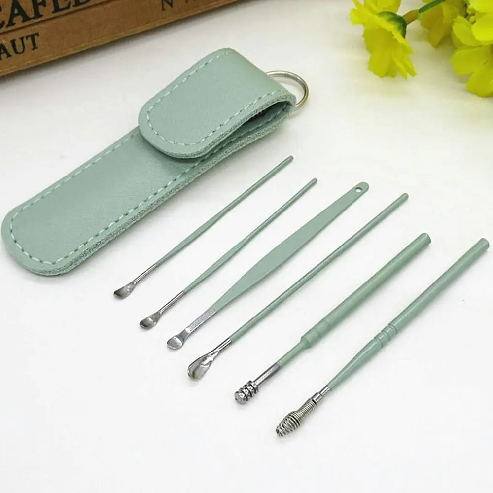 4 Set Ear Wax Pickers Earpick Wax Remover Ear Clean Tool Set