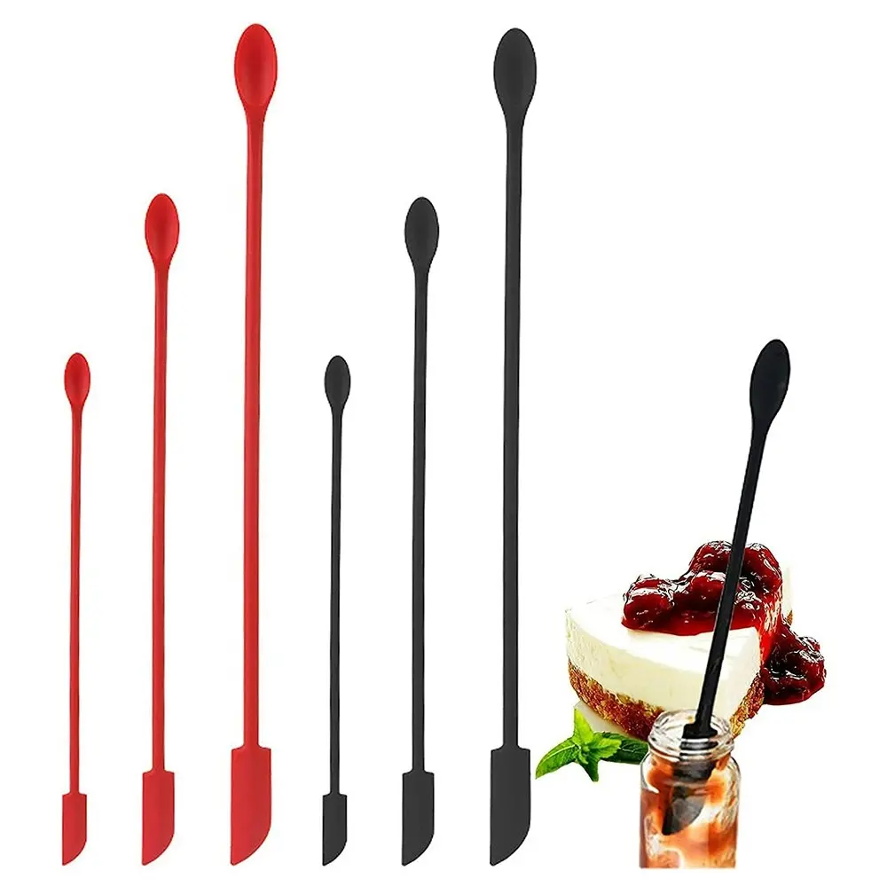 Mini Silicone Spatula Makeup Spatula Small Silicone Spatula-Thin Spatula Set