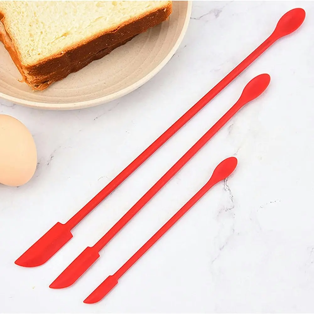 Mini Silicone Spatula Makeup Spatula Small Silicone Spatula-Thin Spatula Set