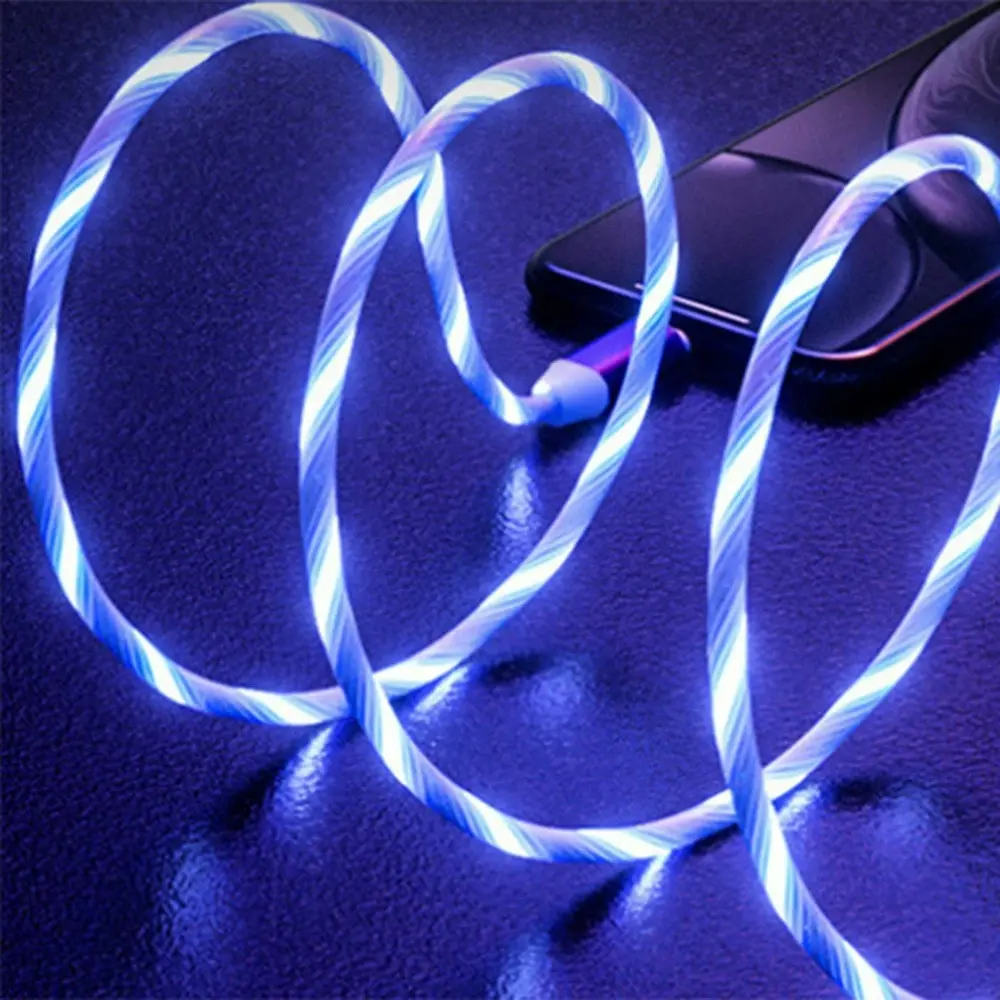 LED Charging Cable Visible Flowing charge cable