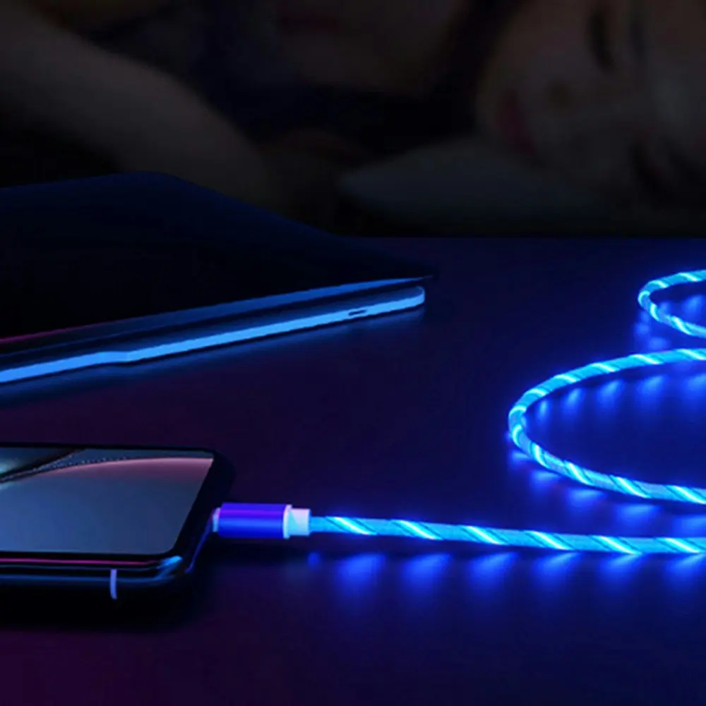 LED Charging Cable Visible Flowing charge cable