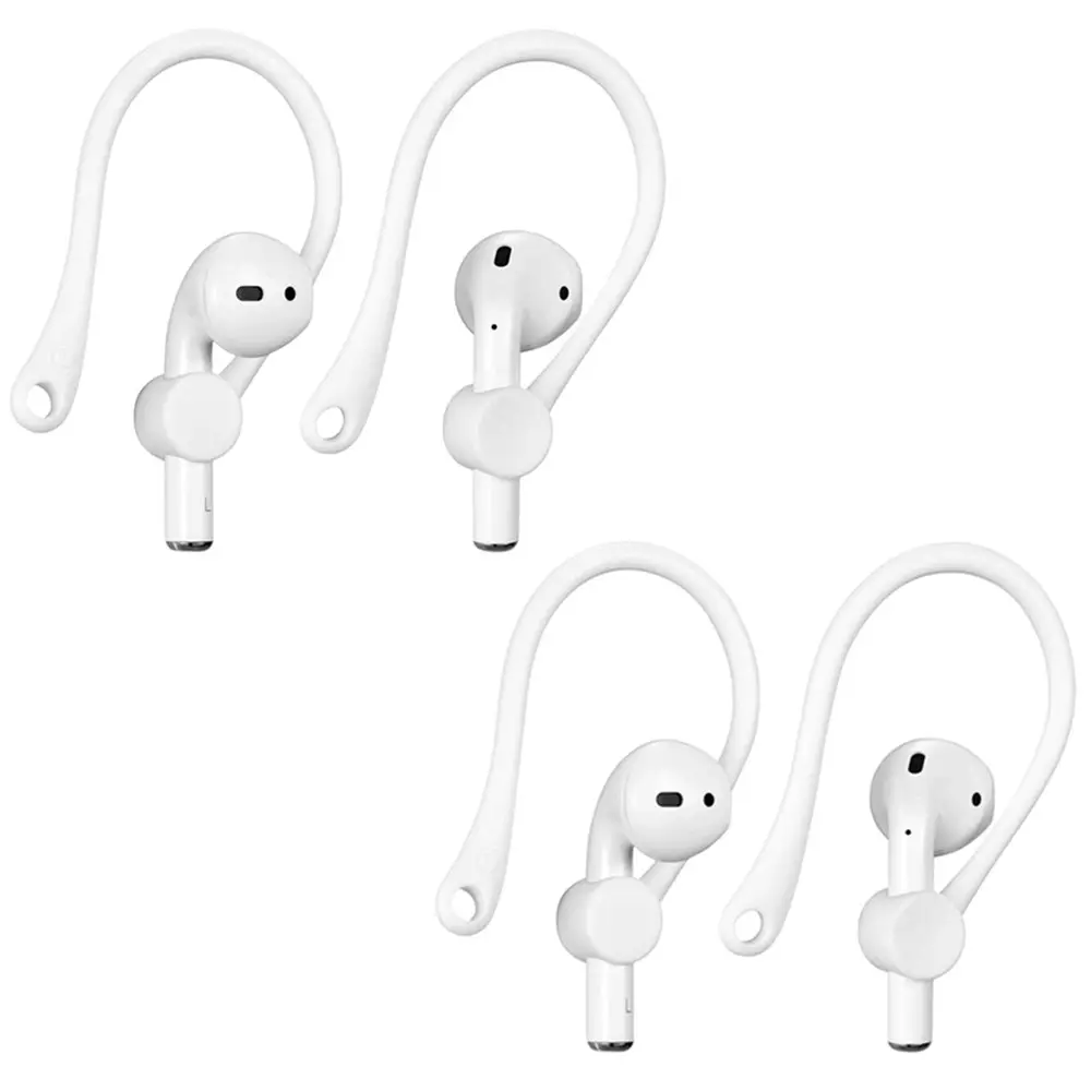 Two Pairs of Mini Anti-Fall Bluetooth Headset Ear Hooks for Air-Pods 1/2/3