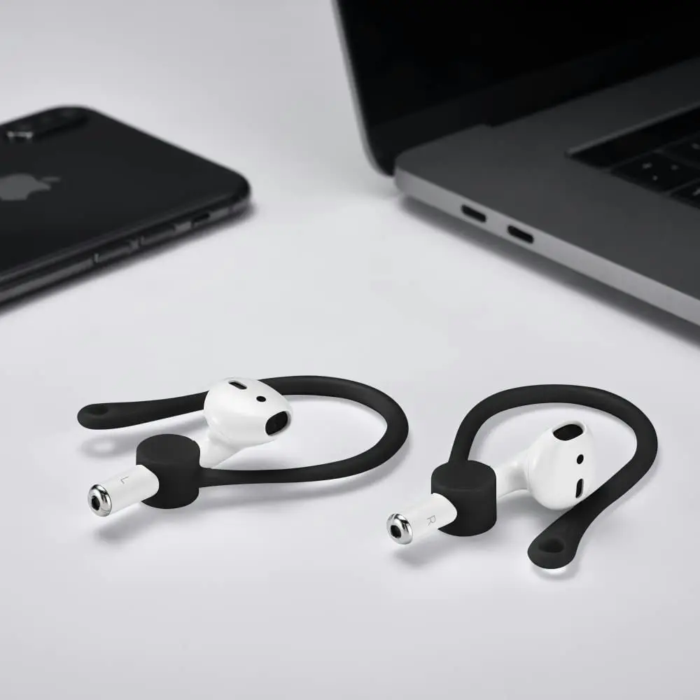 Two Pairs of Mini Anti-Fall Bluetooth Headset Ear Hooks for Air-Pods 1/2/3