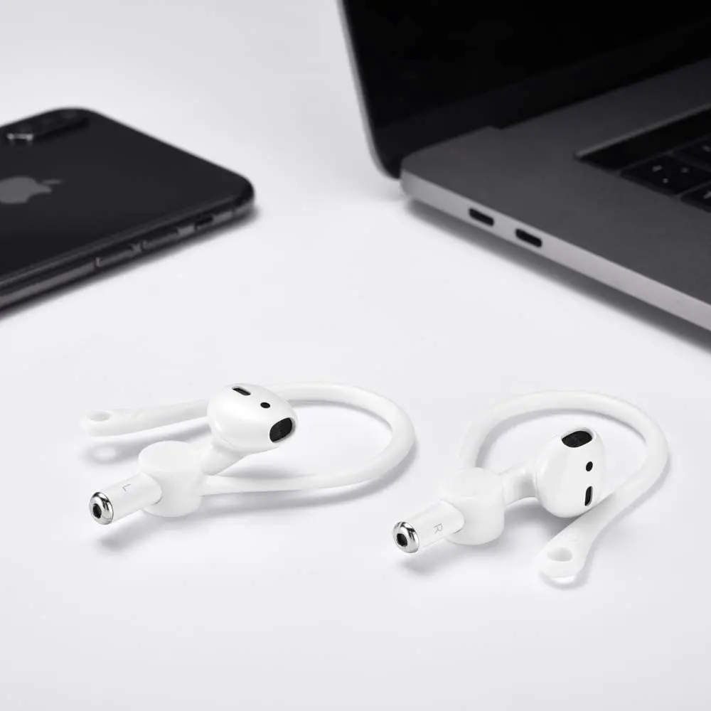 Two Pairs of Mini Anti-Fall Bluetooth Headset Ear Hooks for Air-Pods 1/2/3