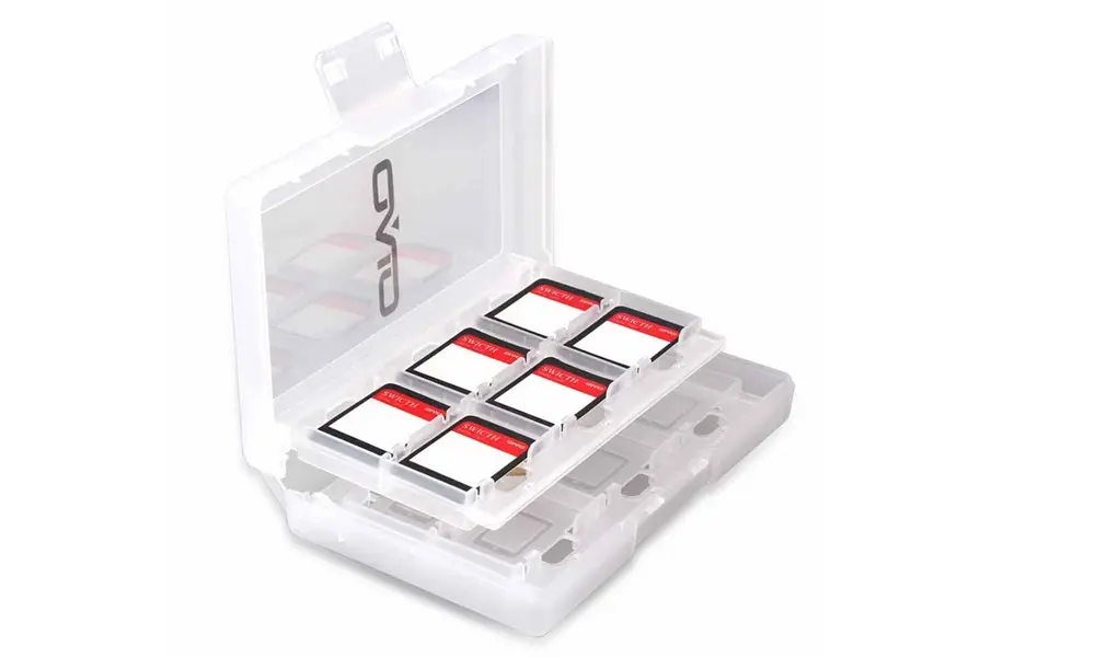 24 Memory Game Cards Holder Case Box Organizer For Nintendo Switch