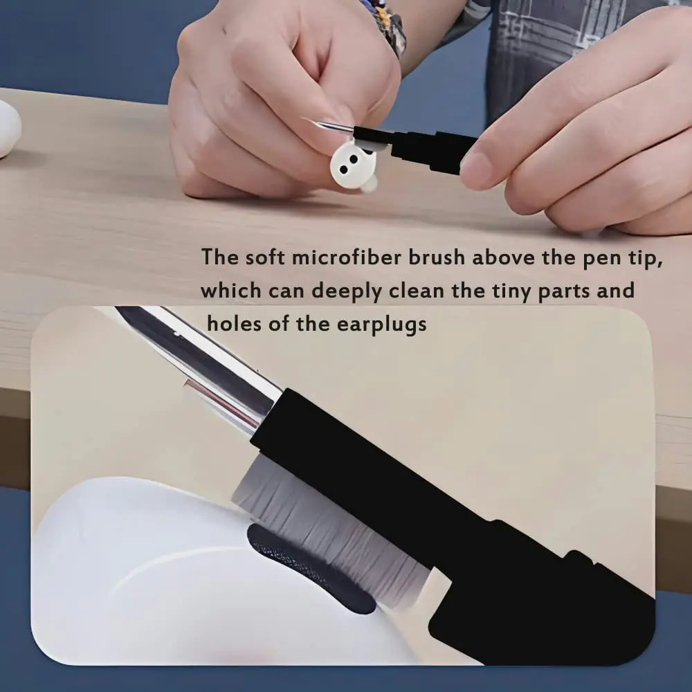 Multifunctional Portable Bluetooth Earphones Cleaning Tool Kit