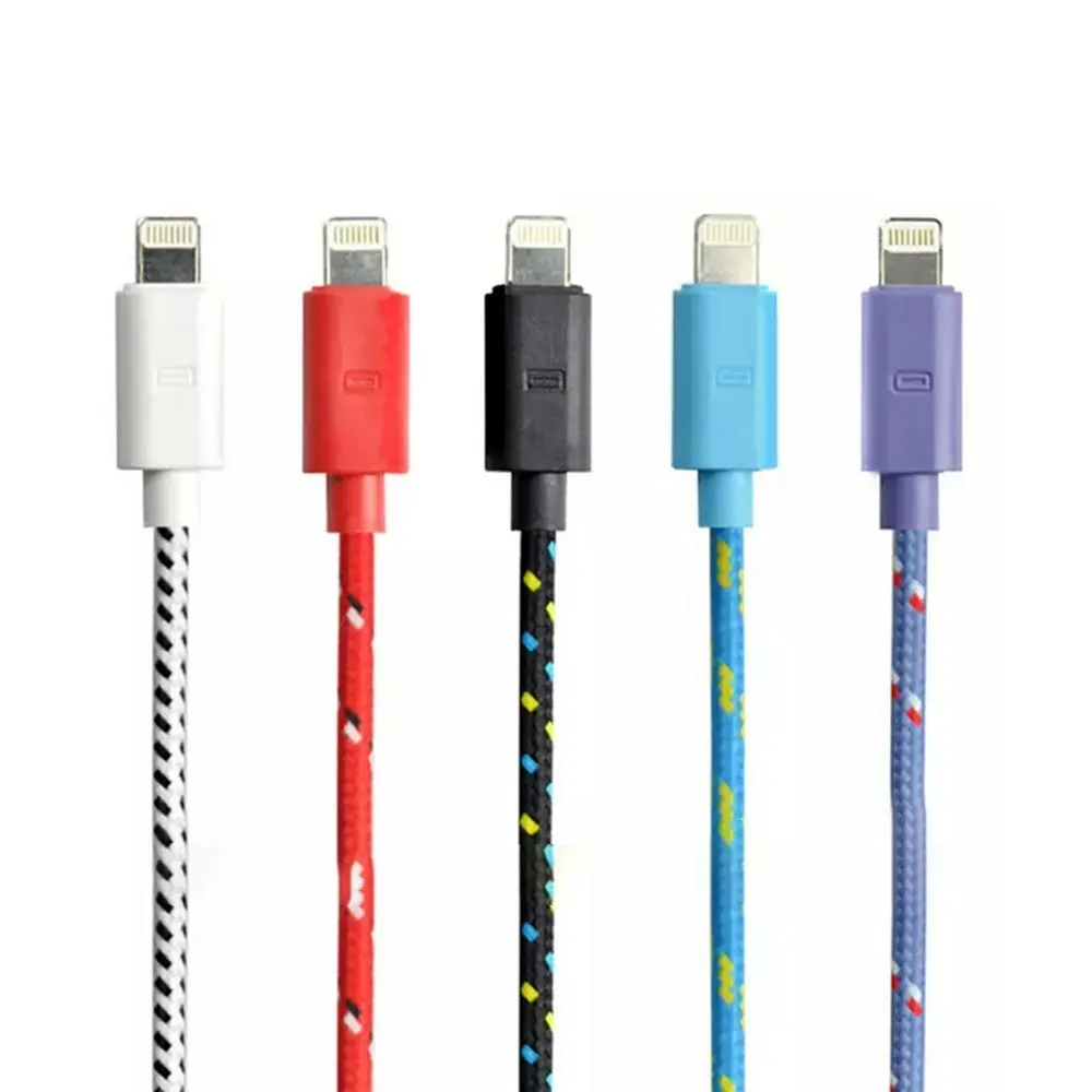 5 Pack Braided Cables for Apple Devices-1M/3M