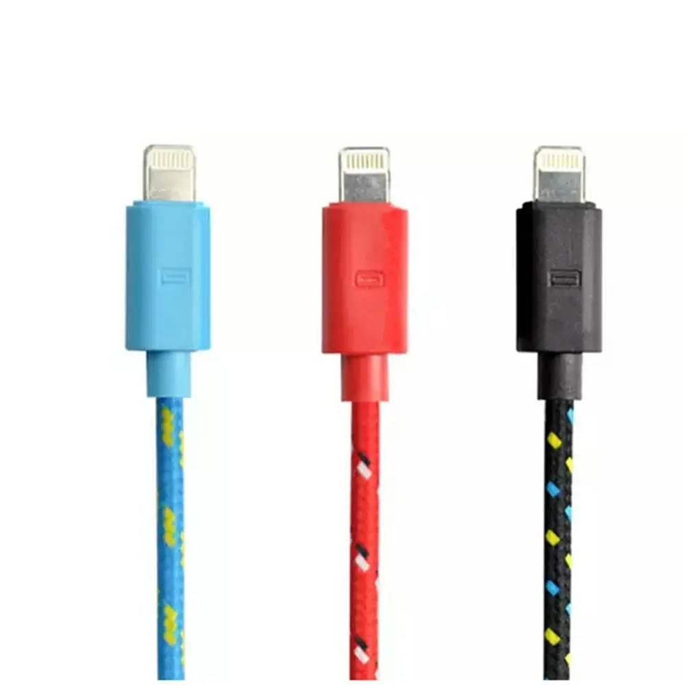 5 Pack Braided Cables for Apple Devices-1M/3M