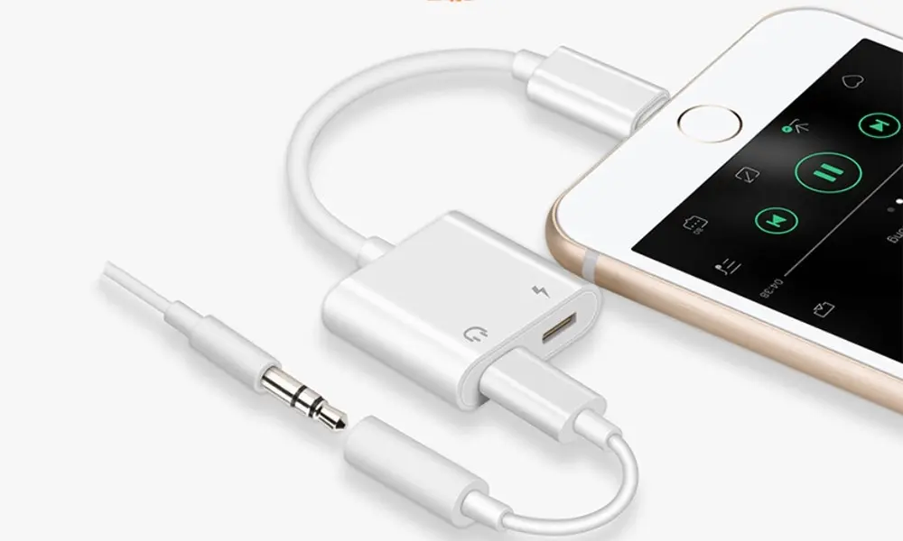 Lightning Audio and Charging Adapter for iPhone