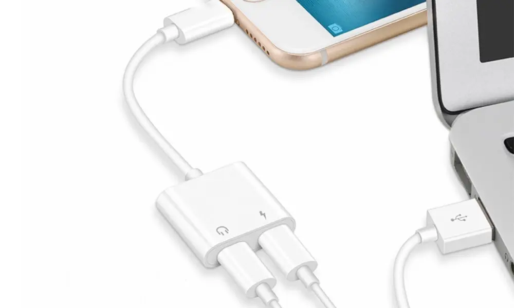 Lightning Audio and Charging Adapter for iPhone