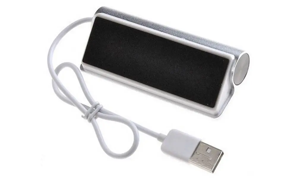 Two Pack Four-Port Aluminium USB Hub with a Shielded Cable