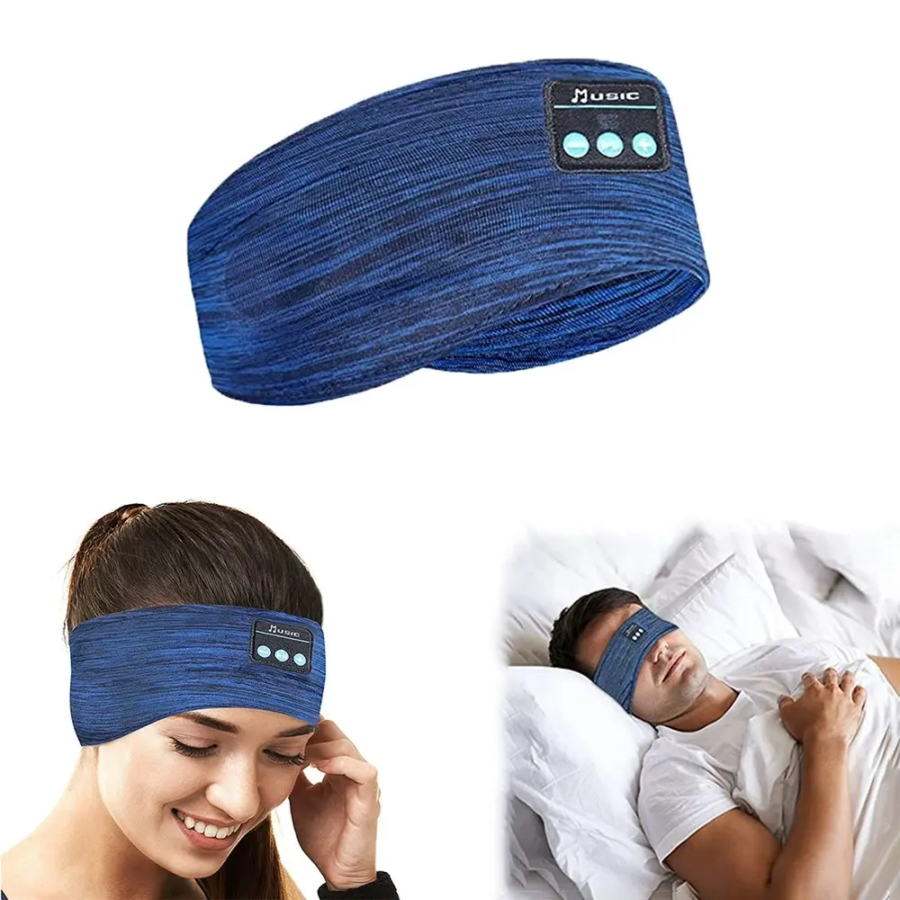 Music Sleeping Mask Headphones Wireless Bluetooth Sports Headband Bass Speakers