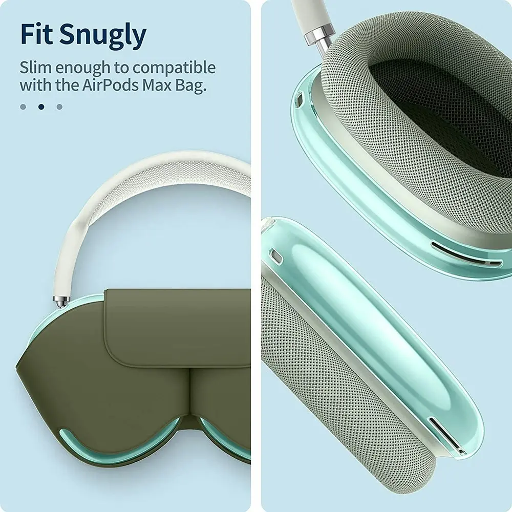 Transparent TPU Anti-Scratch Protective Case Cover for AirPod Max