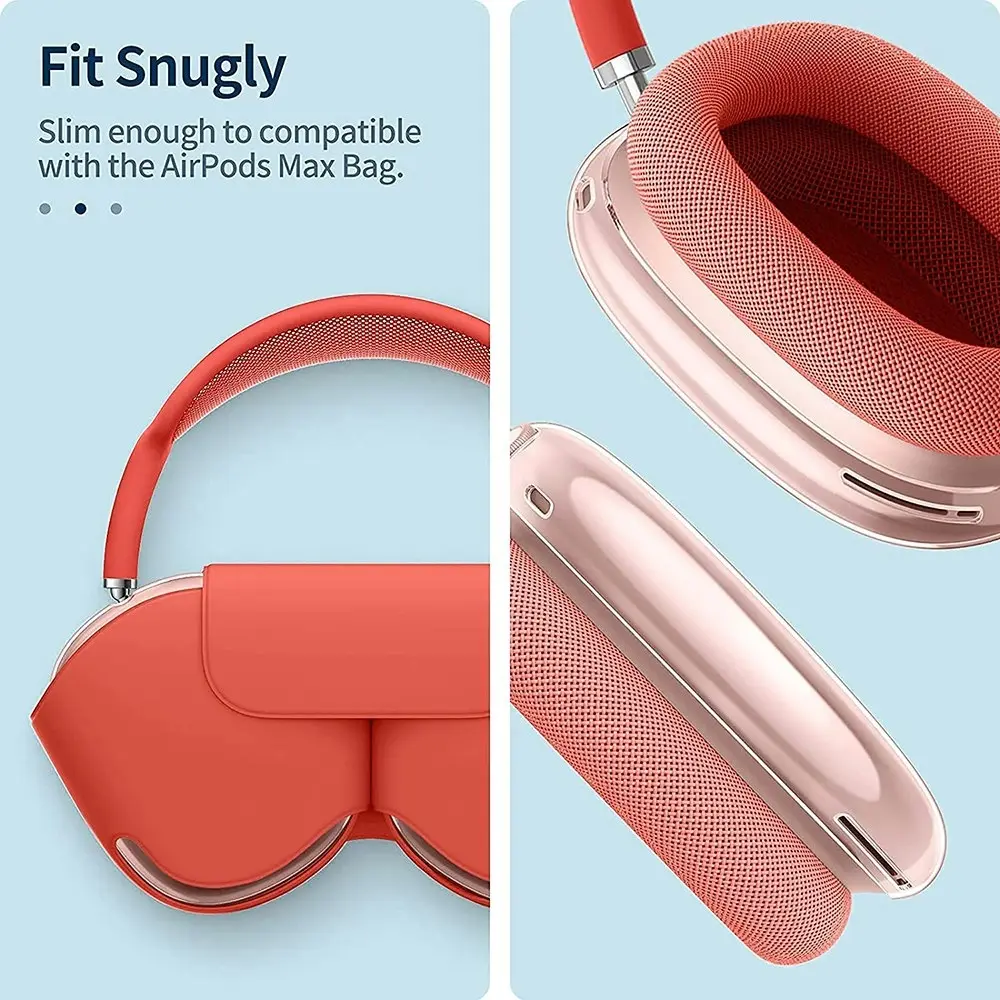 Transparent TPU Anti-Scratch Protective Case Cover for AirPod Max