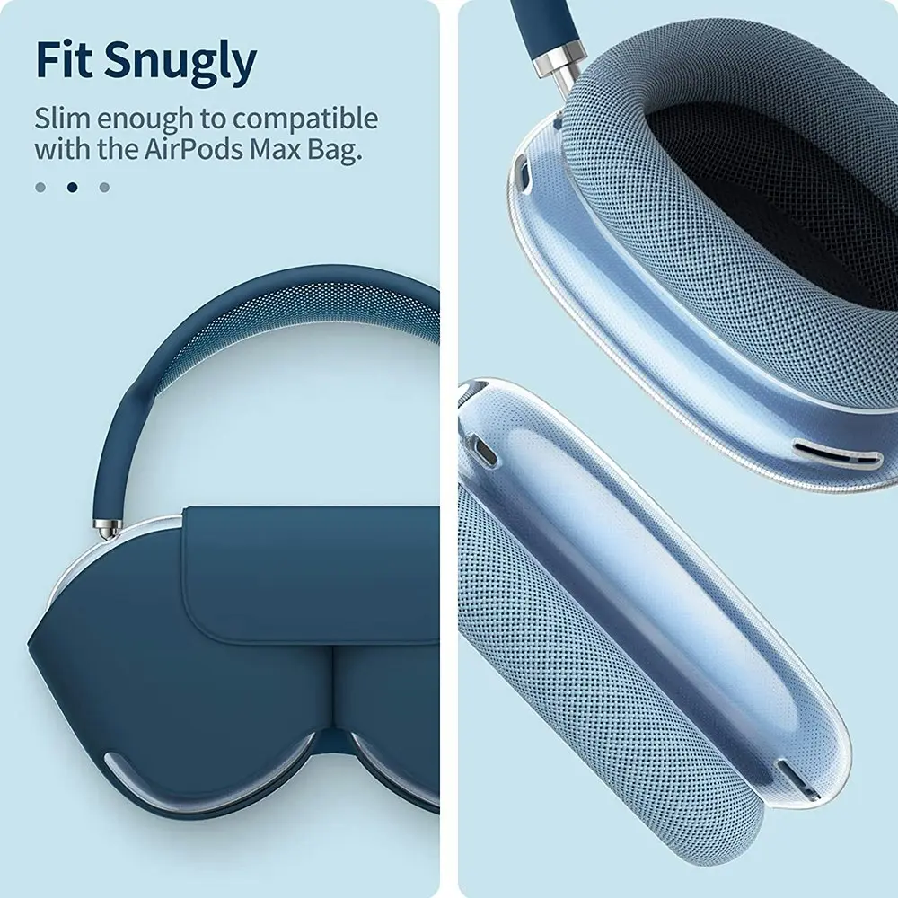 Transparent TPU Anti-Scratch Protective Case Cover for AirPod Max