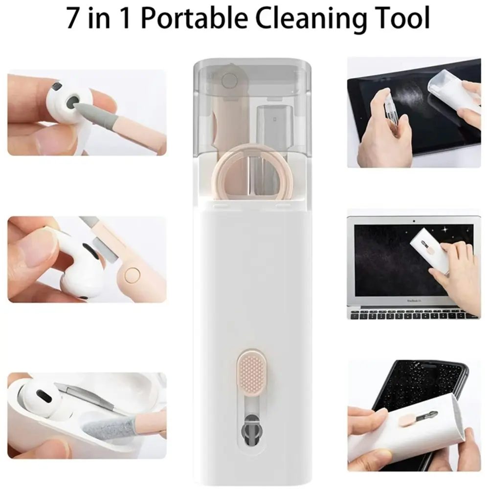 7 in 1 Multifunctional Computer Keyboard Cleaning Brush Earbuds Cleaning Pen