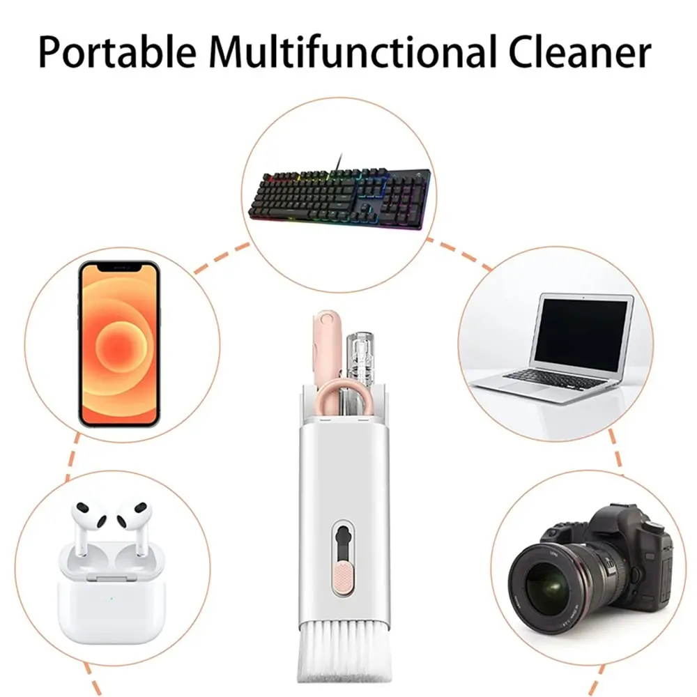 7 in 1 Multifunctional Computer Keyboard Cleaning Brush Earbuds Cleaning Pen