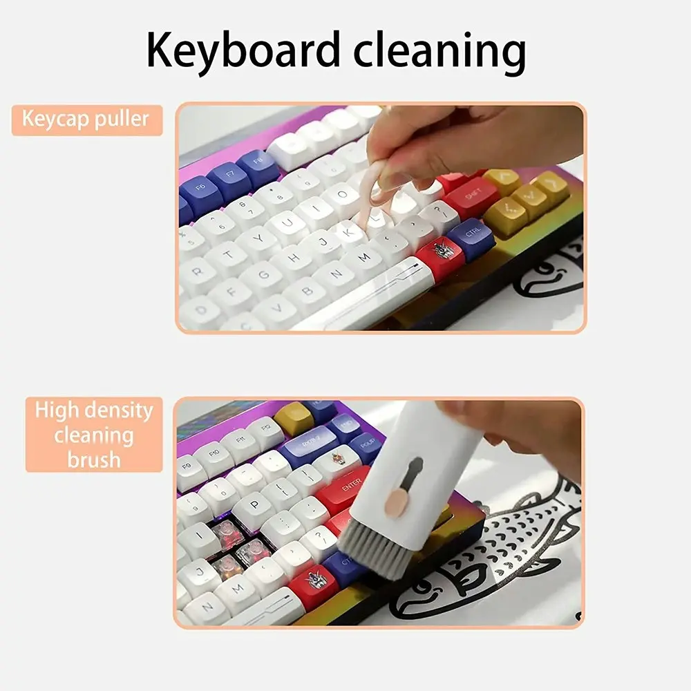 7 in 1 Multifunctional Computer Keyboard Cleaning Brush Earbuds Cleaning Pen