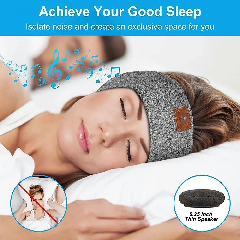 Sleep Headphones Music Sleeping Mask Headphones Wireless Bluetooth Sports Headband