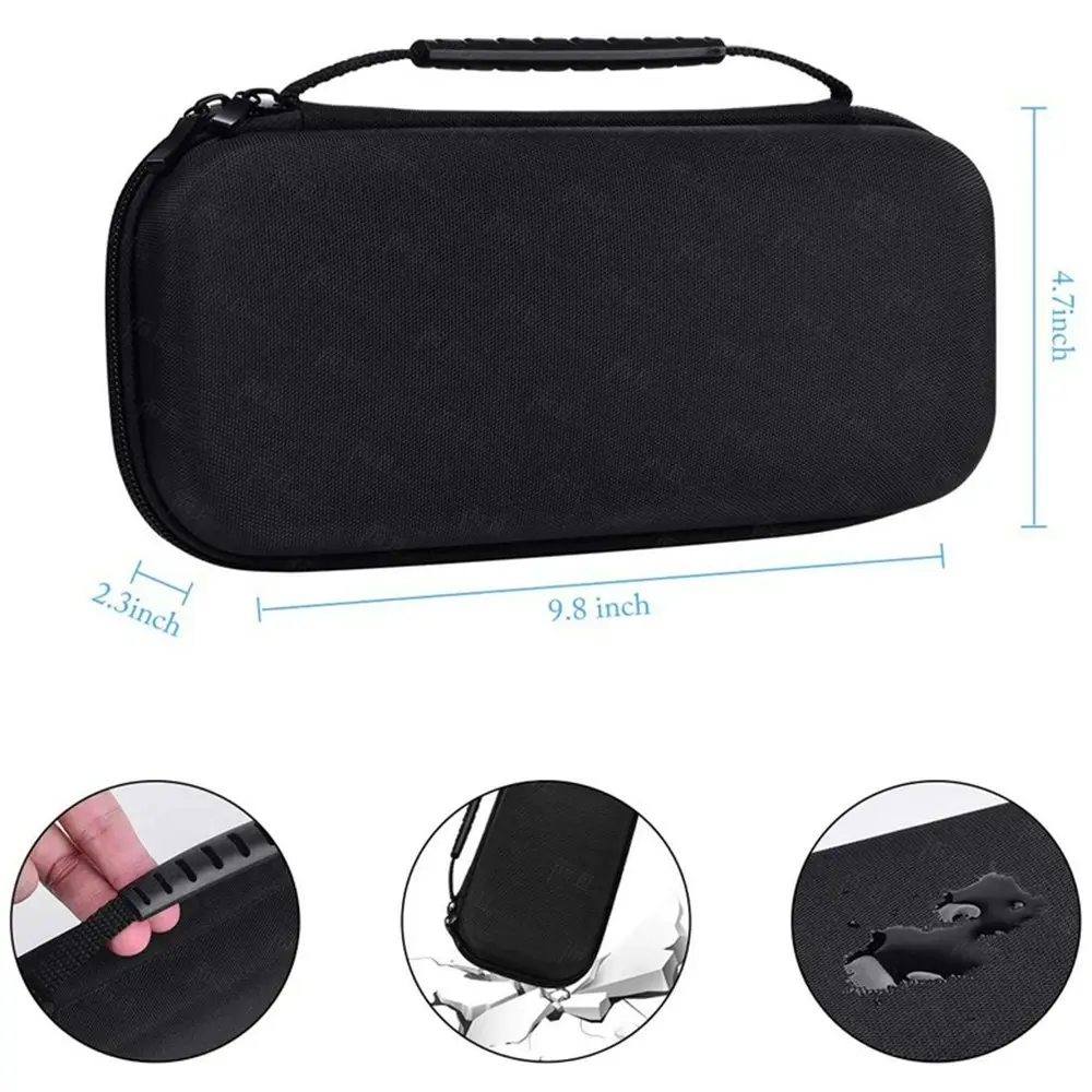 Protective Travel Carrying Case Pouch for Nintendo Switch &Accessories-Black