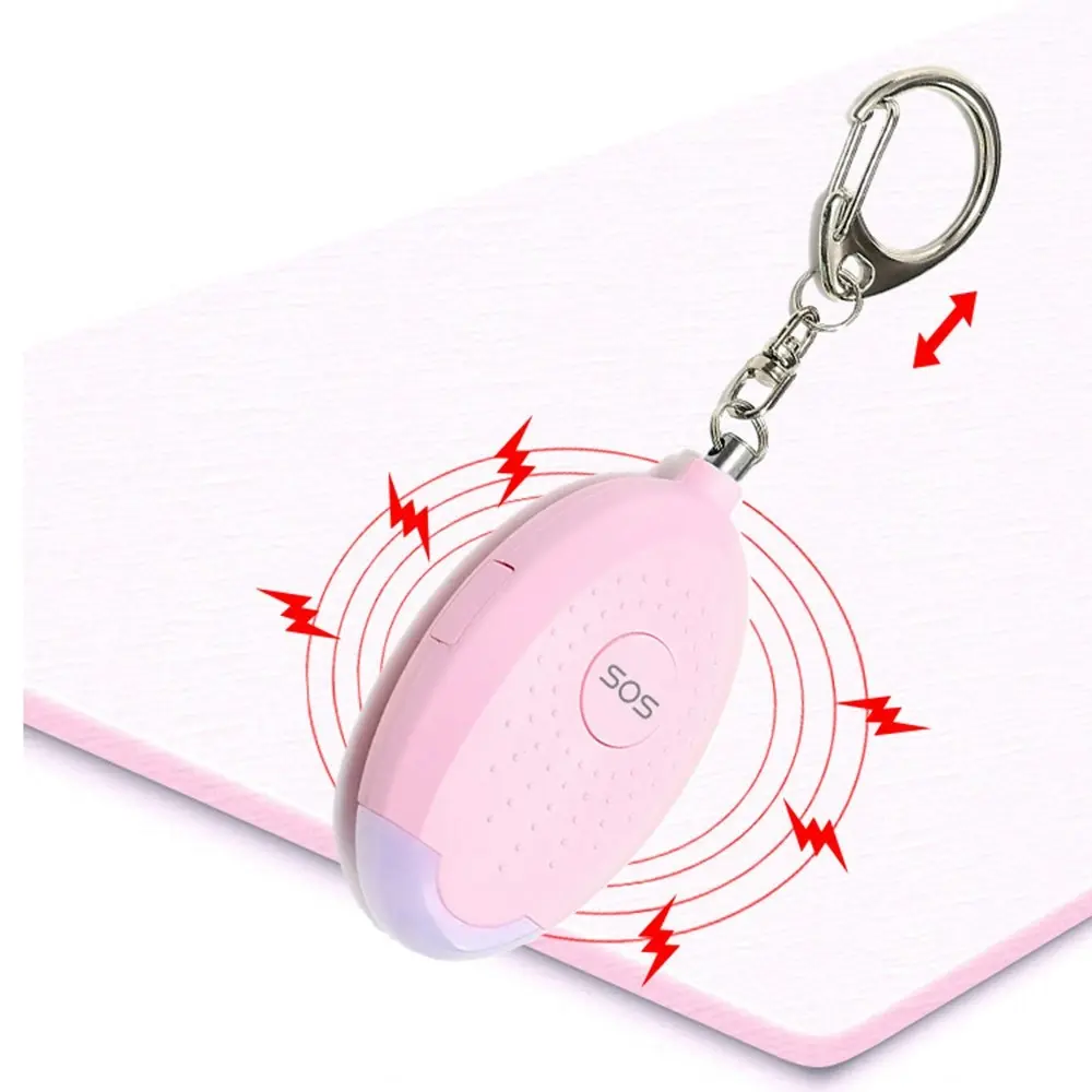 130dB personal alarm with USB charging and keychain