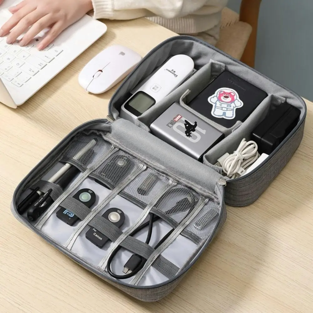 Water-Proof Electronic Accessories Case Tech Travel Organizer Cable Storage Bag