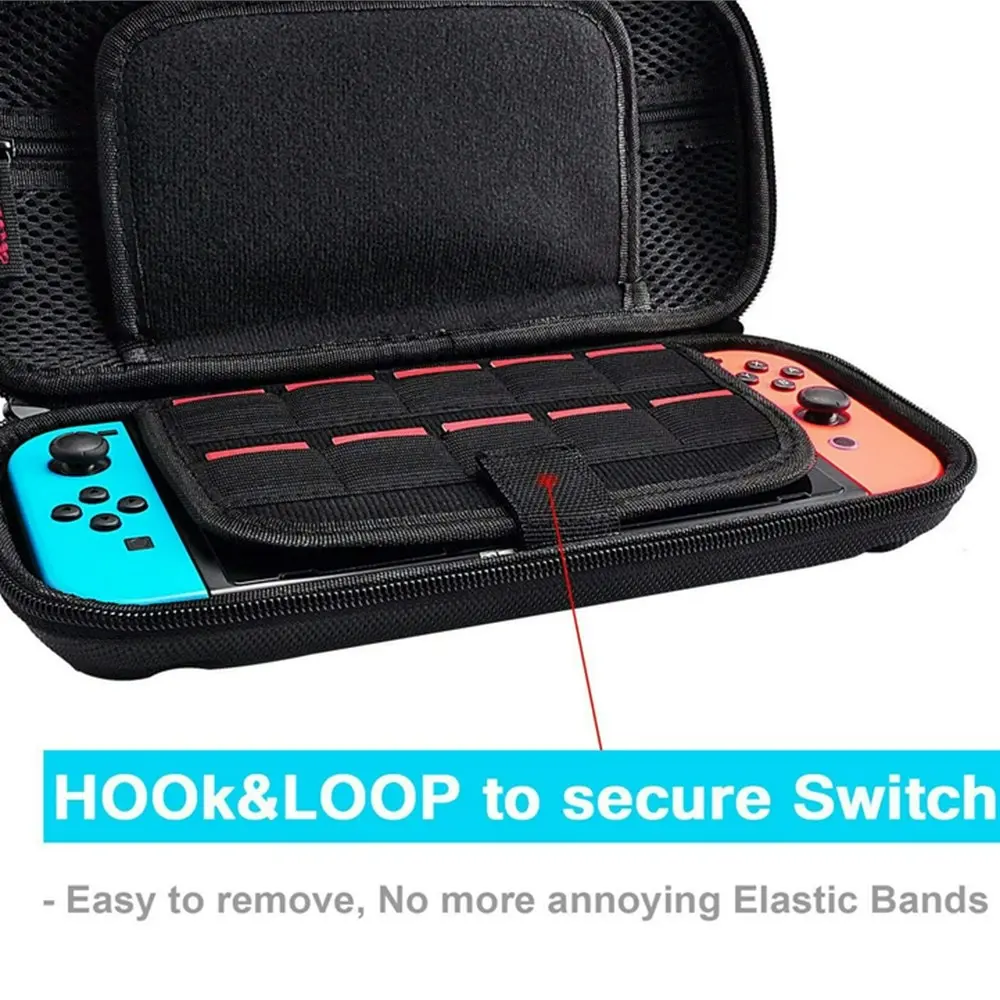 Protective Hard Shell Travel Carrying Case Pouch for Nintendo Switch Console