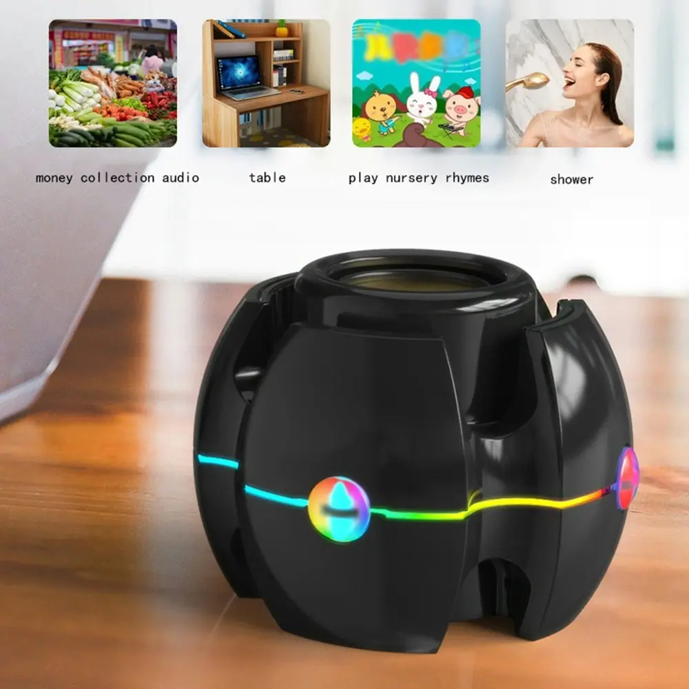 RGB wireless Bluetooth gyro speaker subwoofer Bluetooth speaker