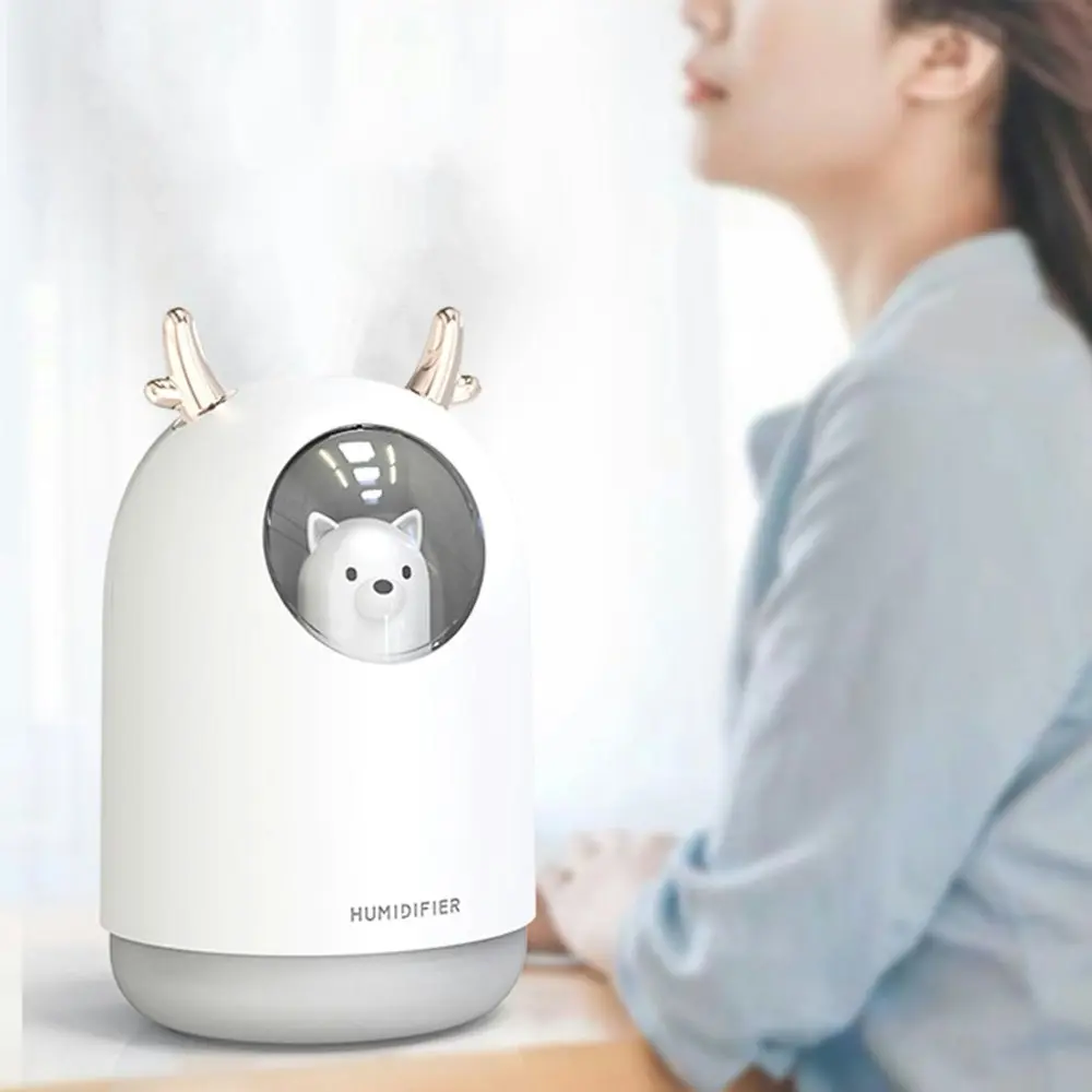 Cute Pet USB Mini Humidifier Silent Home  Humidifier Small Desktop Air Sprayer