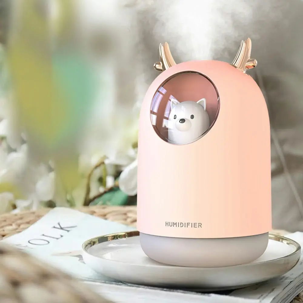 Cute Pet USB Mini Humidifier Silent Home  Humidifier Small Desktop Air Sprayer