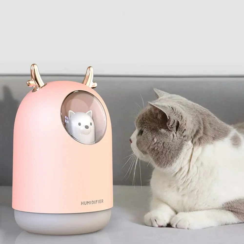 Cute Pet USB Mini Humidifier Silent Home  Humidifier Small Desktop Air Sprayer