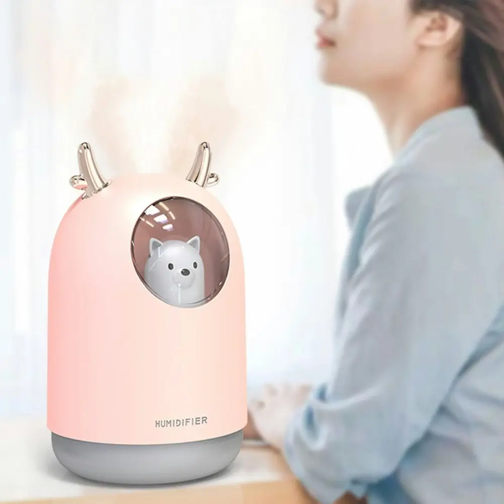 Cute Pet USB Mini Humidifier Silent Home  Humidifier Small Desktop Air Sprayer