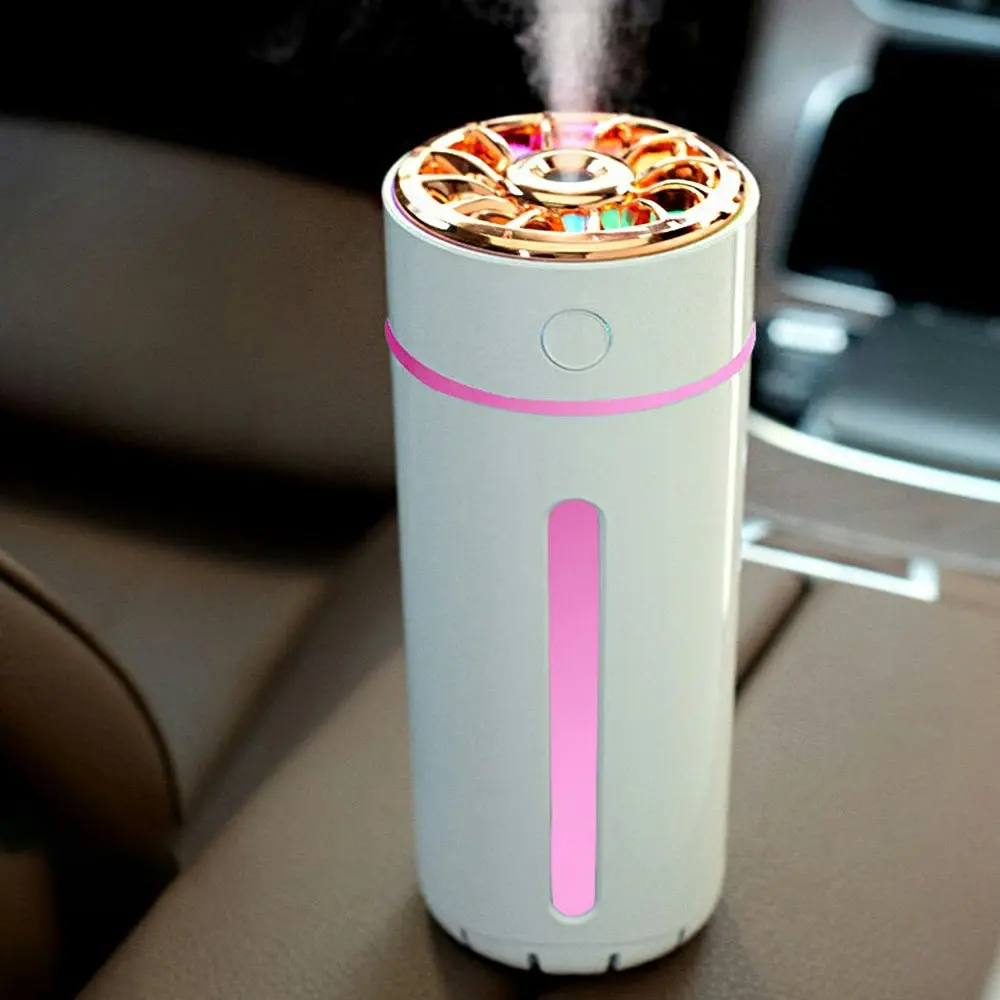 Wireless Car Humidifier Car Fragrance Humidifier Atmosphere light Air Diffuser