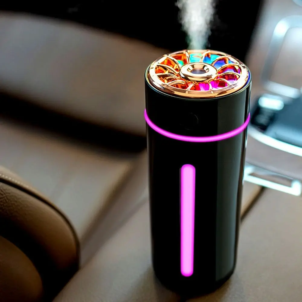 Wireless Car Humidifier Car Fragrance Humidifier Atmosphere light Air Diffuser