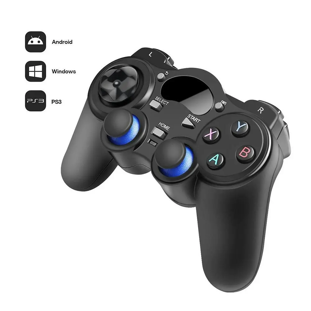 2.4 G Controller Gamepad Android Wireless Joypad With OTG For PC/PS3/PC360-Black