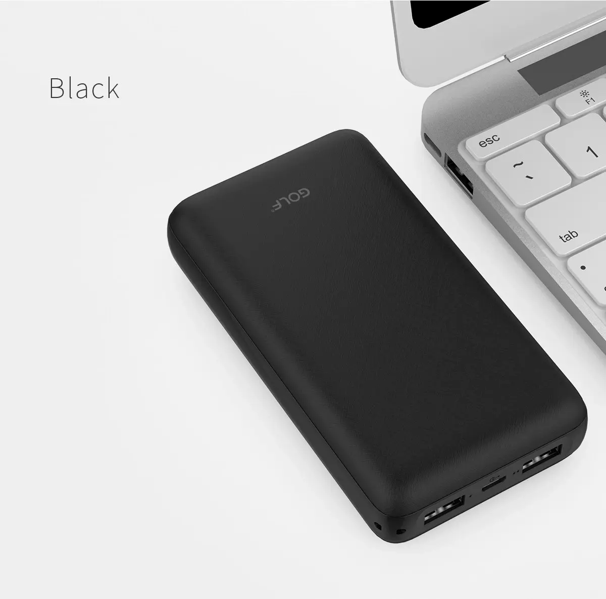 High Capacity 20000mah Fast Charging Power Bank Dual USB Port Golf G63 For Phone