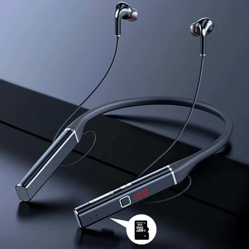 Wireless Earphone Bluetooth Magnetic Neckband Headphone Sport Headset