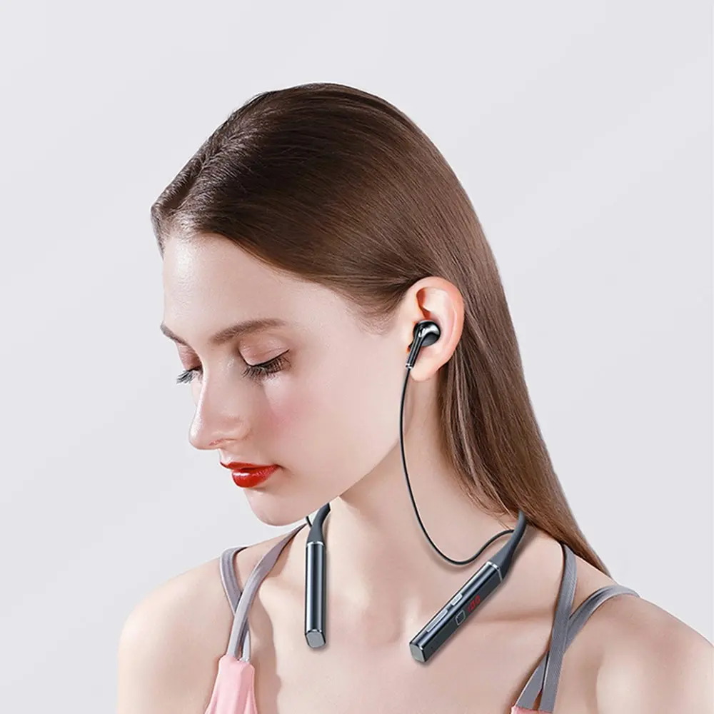 Wireless Earphone Bluetooth Magnetic Neckband Headphone Sport Headset