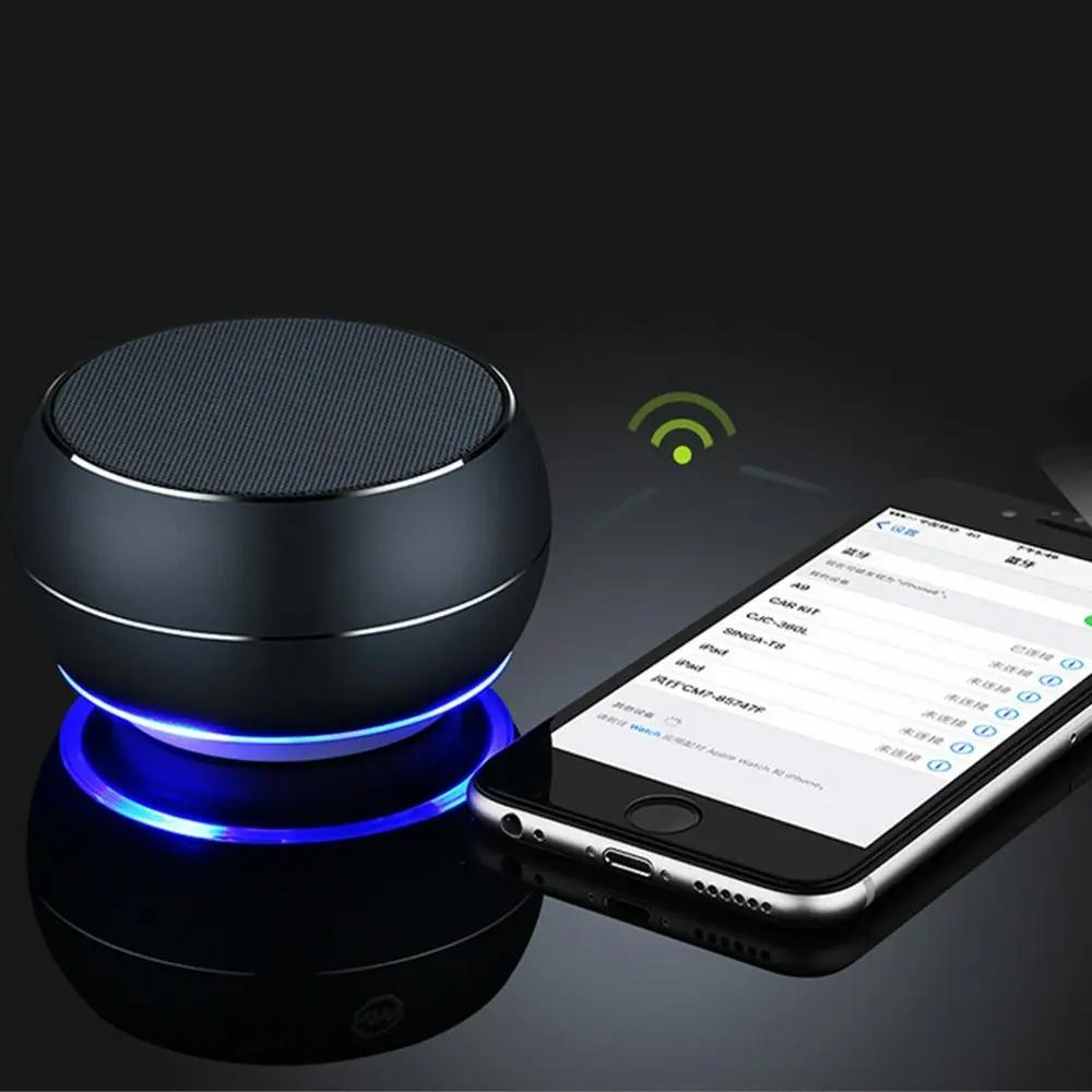 Portable Bluetooth Speakers with Mic,Hands-free Function