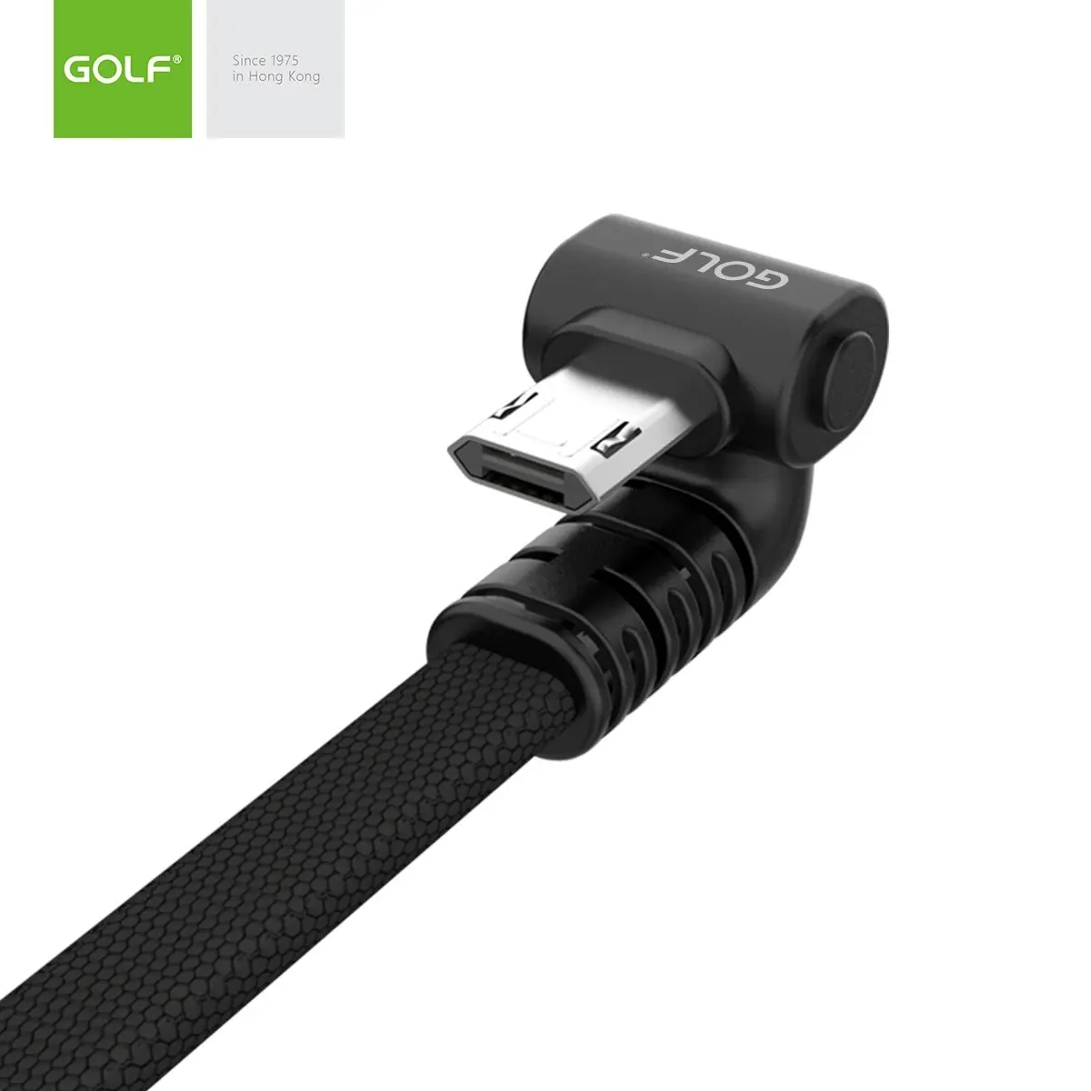 Micro-USB Gaming Cable Golf GC-68M USB 1m 3A Fast Charging U Shape