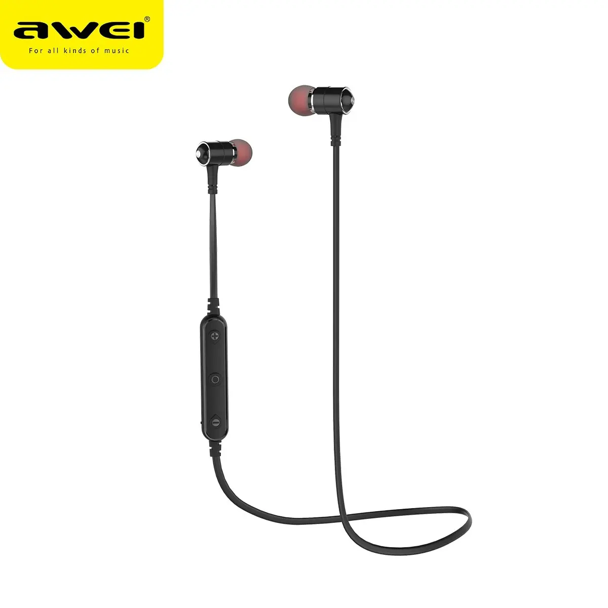 Awei B930BL Wireless Earphone Bluetooth Headset Sport Stereo Earphone Noise Cancelling Earbuds For Mobile Phones