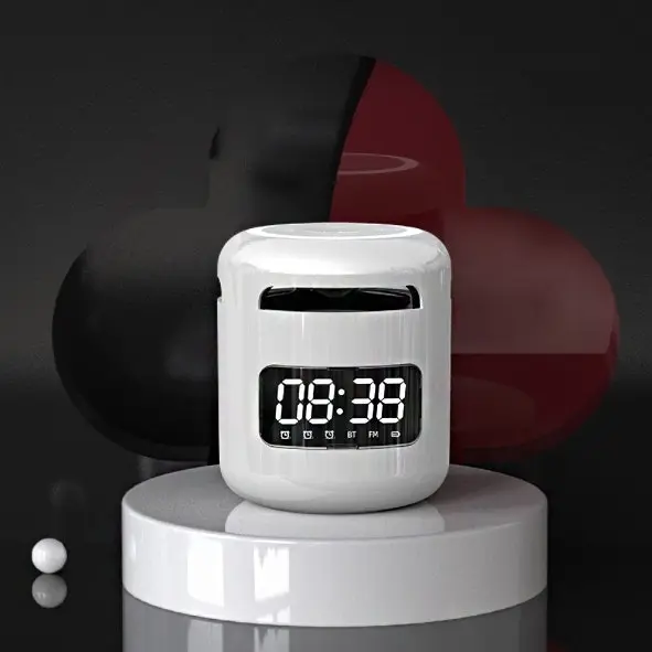 Bluetooth clock speaker outdoor mini portable small speaker