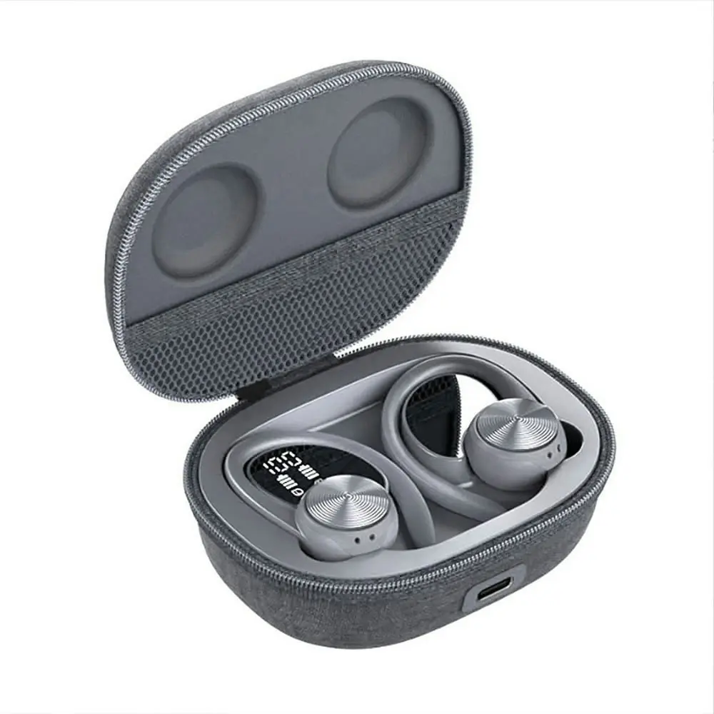 Wireless Sports Ear-mounted Bluetooth Headset With Power Display