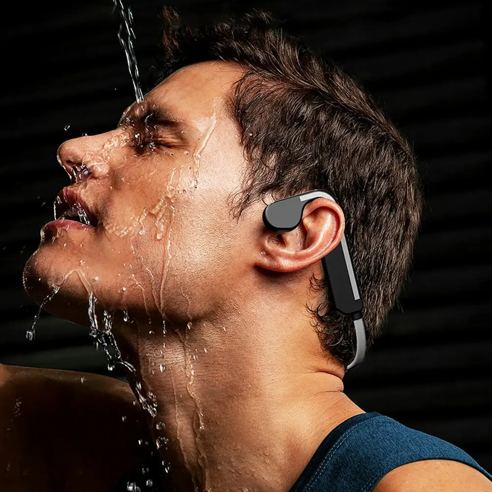 Bone conduction sports waterproof wireless Bluetooth headset