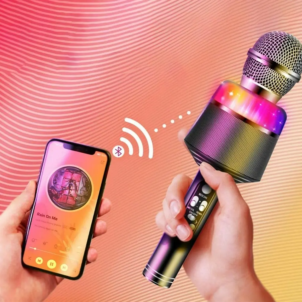 Wireless Bluetooth 5.0 Karaoke Handheld Microphone